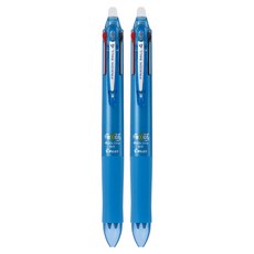 PILOT 百樂 FRIXION 4色多功能筆 0.5mm, 淺藍色, 2個