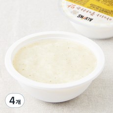 엘빈즈 이유식 초기2 5~6개월 닭가슴살브로콜리묽은죽, 160g, 4개, 혼합맛(닭가슴살/브로콜리)