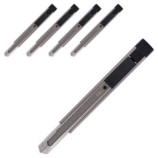 델리 메탈 커터칼 소 2083, 혼합색상, 5개