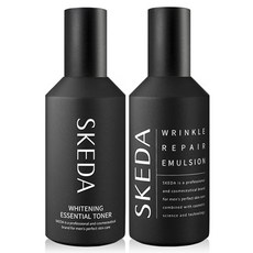 SKEDA 男士撫紋護理乳液 135ml+亮白精華化妝水 135ml, 1組