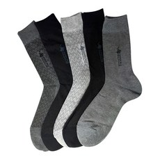 Beverly Hills Polo Club 男士涼感網眼長筒襪 5雙