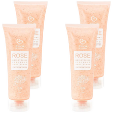 MY SCHEMING 我的心機 身體去角質霜 玫瑰亮白, 250ml, 4條