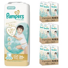 Pampers 幫寶適 日本境內版 褲型尿布 12~22kg, XL, 408片