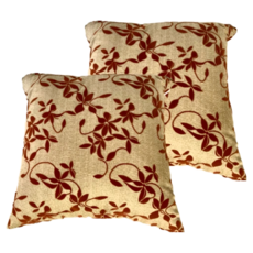 J&N 雅品 古典抱枕套裝 100%聚酯纖維, 淺咖色