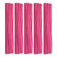 曼德哈比 彩色細毛根鐵絲, 500個, 玫瑰紅色