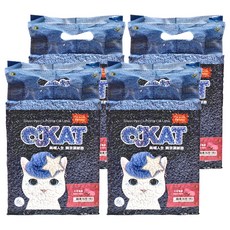 O'KAT 美喵人生 仿礦型豌豆凝結貓砂, 6L, 仿礦砂顆粒, 純淨原味/清新馬鞭草/蘋果冰淇淋/文青薔薇/甜心水蜜桃, 4袋