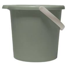 GINII 基尼 質感加厚手提水桶 12L, 莫蘭迪綠, 1個