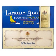 Victoria SWEDEN 瑞典蛋白潔顏面膜皂 油性/敏感肌用, 6入, 1組