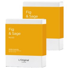 L'Original London 皇家小羊皮車用補充裝, 2個, 無花果與鼠尾草