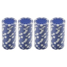 후니닷컴 고급 컬러 포커칩 100p, 블루, 1개