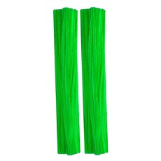 曼德哈比 彩色細毛根鐵絲, 200個, 嫩綠色