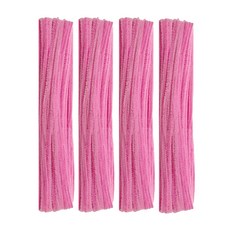 曼德哈比 彩色細毛根鐵絲, 400個, 粉紅色