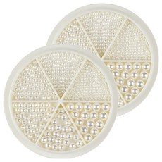 美甲珍珠石套組 KN-S2028, 混合顏色, 2個