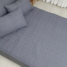 이룸앤 쿨시어 냉감 침대패드, 시어차콜