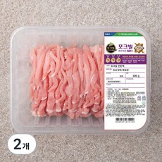 농협 포크빌 한돈 등심 잡채용, 500g, 2개