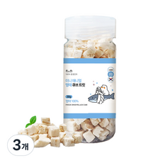 로라펫 소동물 명태 큐브 트릿, 30g, 3개