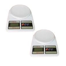 廚房電子秤 2個, 3kg, SF-400, 白色