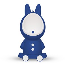 mom&zoo 兔子造型男童學習尿桶, 深藍