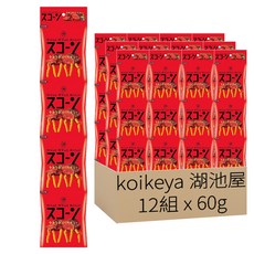 KOIKEYA 湖池屋 Sucorn 酥咔玉米脆棒/4連玉米條/燒烤風味, 12組, 60g