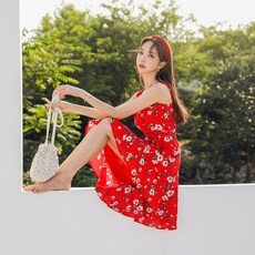 VENDIS 女式芭堤雅可愛長款夏季連衣裙 H291