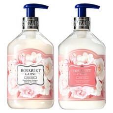 부케가르니 딥퍼퓸 샴푸 500ml + 트리트먼트 500ml 화이트머스크, 1개