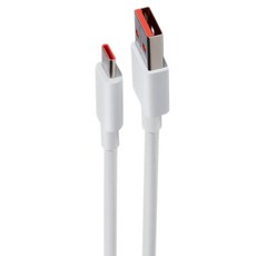 Xiaomi 小米 6A Type-C 快充數據線 USB-A to Type-C 白色, 1m, 1個