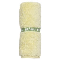 RemyJ 檸檬滾邊 頂級莫代爾天絲擦手巾 70g 40支, 1個, 黃色