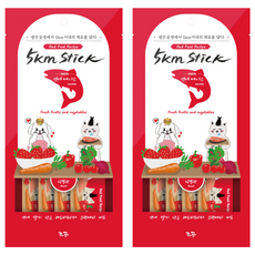 Chogong 朝貢 5km stick 營養蔬果肉泥, 新鮮阿拉斯加鮭魚, 含高水量及豐富營養, 鮭魚, 56g, 2袋