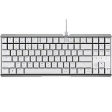 CHERRY 機械式有線無線鍵盤, 白色, G80-3876, 茶軸
