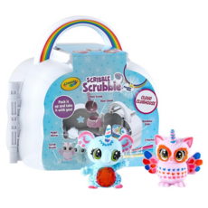 Crayola 繪兒樂 彩繪百變夢幻雲朵, 粉紅色貓頭鷹+藍色無尾熊, 1組