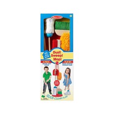 Melissa&Doug 瑪莉莎 角色扮演 幼兒掃地清潔工具組, 混和顏色, 1組