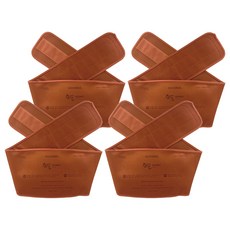KOXINA 黃土冷熱棉質熱敷袋 腰部用, 4個