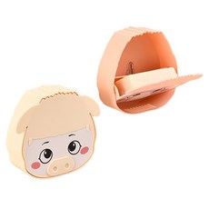 JK商店 豬豬造型肥皂盒, 1個, 5