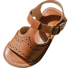 balsori 孩童打孔造型涼鞋