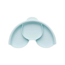 Miniware 矽膠聰明分隔盤 食品級矽膠耐熱230度 可微波/洗碗機清洗/蒸氣鍋消毒 美國設計台灣製造, 薄荷藍, 1組