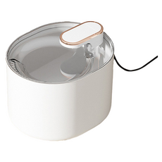 智能寵物飲水機 自動循環款, 礦石白, 1個