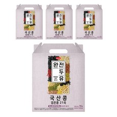 완전두유 국산콩 검은콩 21곡, 64개, 190ml