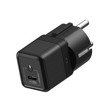 아트뮤 USB PD 25W PPS GaN 접지 초고속 미니 충전기 GM110, 블랙, 1개