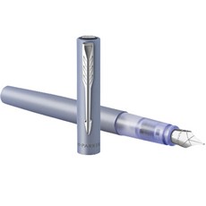 PARKER Vector XL鋼桿鋼筆 M尖, M, 銀藍色