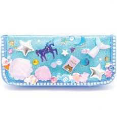 Sweet Slime Decoden 裝飾鉛筆盒製作 DIY 套組, 1個, 藍色