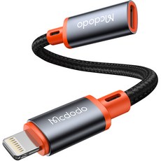 Mcdodo 麥多多 Lightning 8-pin公轉type-C母傳輸線 CA-1440, 1入