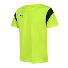 PUMA 男款圓領短袖T恤 XL號 霓虹黃