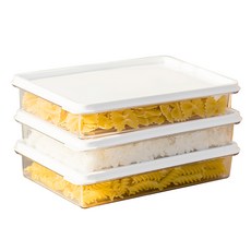 Changsin Living 昌信生活 Sense System 分裝保鮮盒 大1號 650ml 冰箱整理盒, 3個, 1個