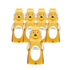 Kitchen Awesome 泰迪熊醬瓶 180ml x 5p + 360ml x 5p 套組, 5入