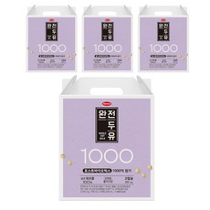 한미헬스 종이빨대 완전두유 1000, 190ml, 64개