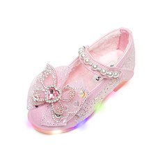 LA STELLA 毛絨 Love Fly LED 發光公主鞋