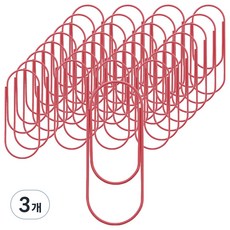 탑피아 사무용 귀여운 빅 클립 TYPE38, 3개, 45개입