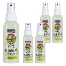 bab 培寶 小不叮抗菌草本驅蚊雙效噴霧 升級版全家人用 5瓶, 100ml