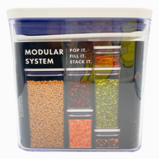 OXO POP 長方按壓保鮮盒, 1個, 1.6L