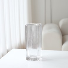 Haru Gonggan 條紋玻璃花瓶, 單色